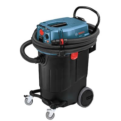 14 Gallon Corded Wet/Dry Dust Extractor Vacuum with Automatic Filter Clean and HEPA Filter