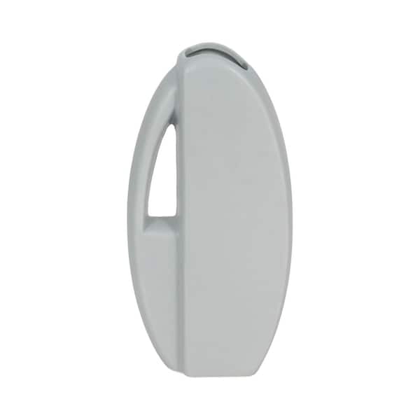 12 in. Gray Ceramic Garden Watering Can