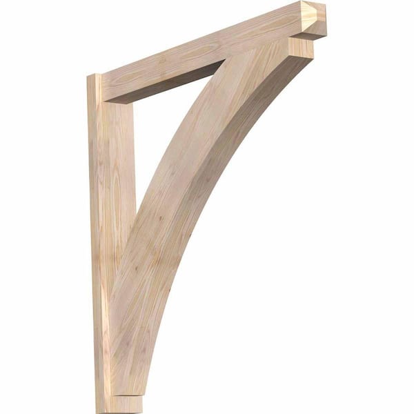 Ekena Millwork 6 in. x 42 in. x 42 in. Thorton Craftsman Smooth Douglas Fir Outlooker