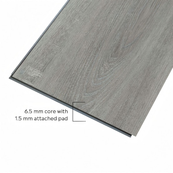 DOTFLOOR Crosstown Traffic 9 in. W x 62.6 in. L Click Lock SPC
