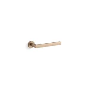 Composed 8 in. Towel Arm in Vibrant Brushed Bronze