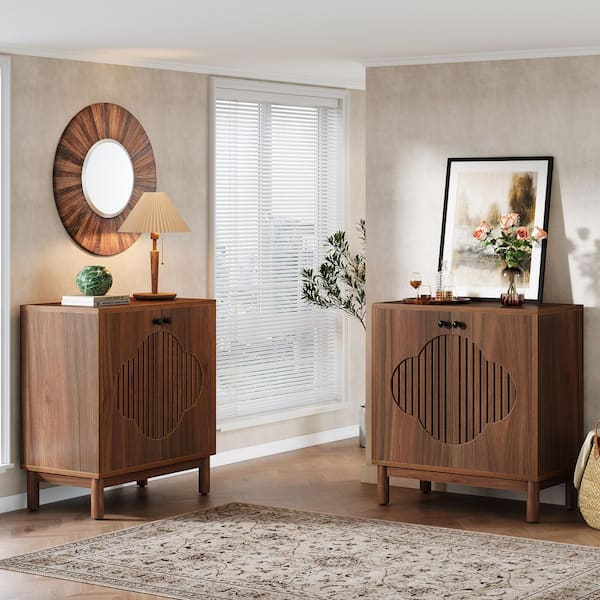 Navy MDF 57.7 In. Accent Sideboard Kitchen Buffet Storage Cabinet With Glass Doors For Dining Room And Living Room AFP247544M - The Home Depot