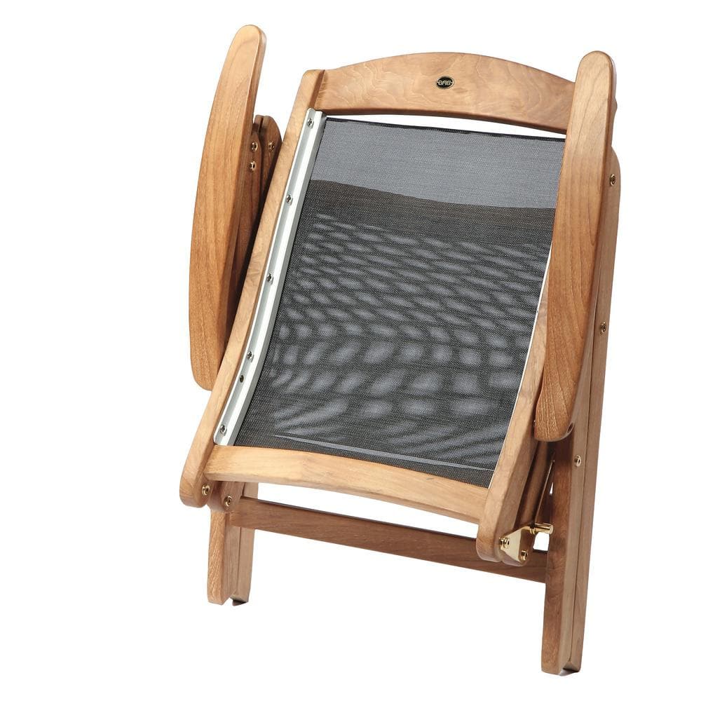 Arb Teak Brown Recliner Chair with Mesh Seat