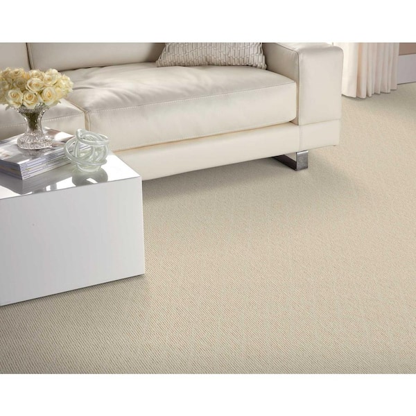 Merino Diamond Dot Chantilly Custom Area Rug with Pad