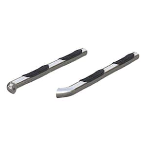 3-Inch Round Polished Stainless Steel Nerf Bars, No-Drill, Select Toyota 4Runner
