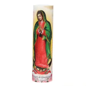 8 in. Virgin of Guadalupe LED Prayer Candle