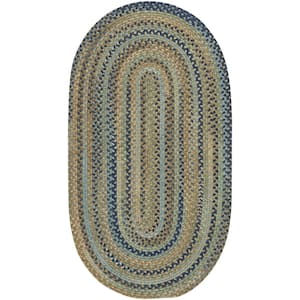 Tooele Green 2 ft. x 4 ft. Oval Area Rug