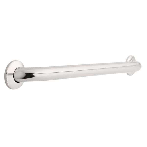 ARISTA 36 in. x 1-1/2 in. Concealed Screw Bright Grab Bar in Polished Chrome Stainless Steel