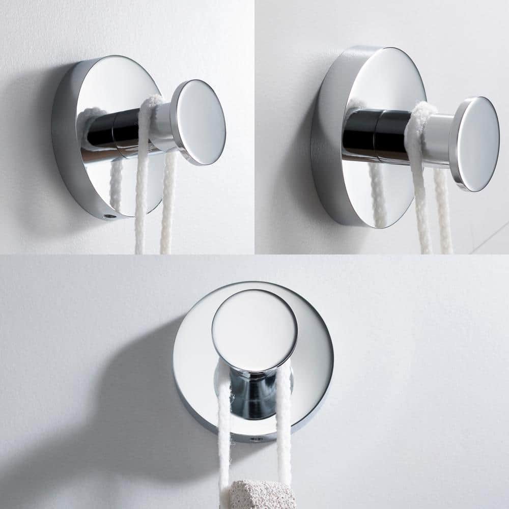 Elie Chrome Finish Wall Mounted Towel Hook