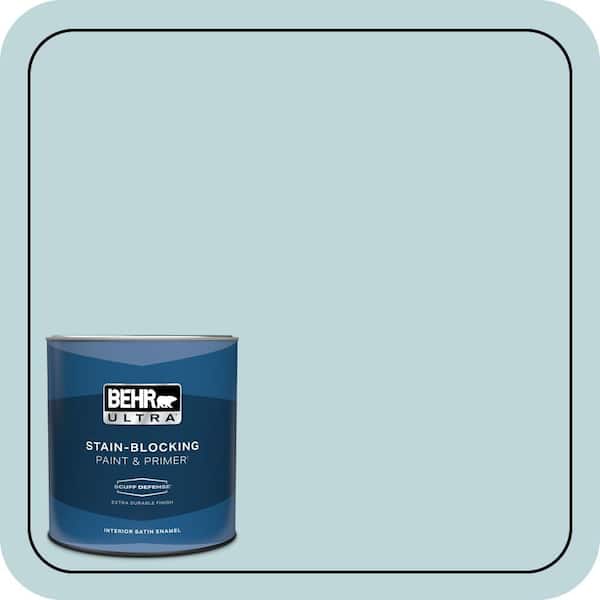 BEHR ULTRA 1 qt. #S450-2 Wind Speed Extra Durable Satin Enamel Interior Paint & Primer