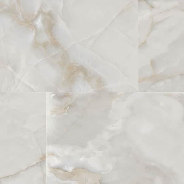 American Onyx Gray 24 in. x 48 in. Matte Marble Look Porcelain Floor and Wall Tile (2-Pieces, 16 sq. ft. /Case)