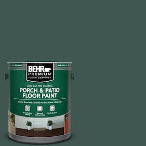 1 gal. Home Decorators Collection #HDC-CL-21A Dark Everglade Low-Lustre Enamel Int/Ext Porch and Patio Floor Paint
