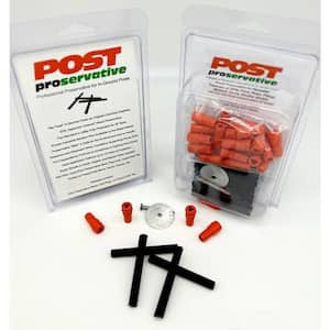 Post Preservative for In-Service Posts 24 piece with Date Tag and Plugs