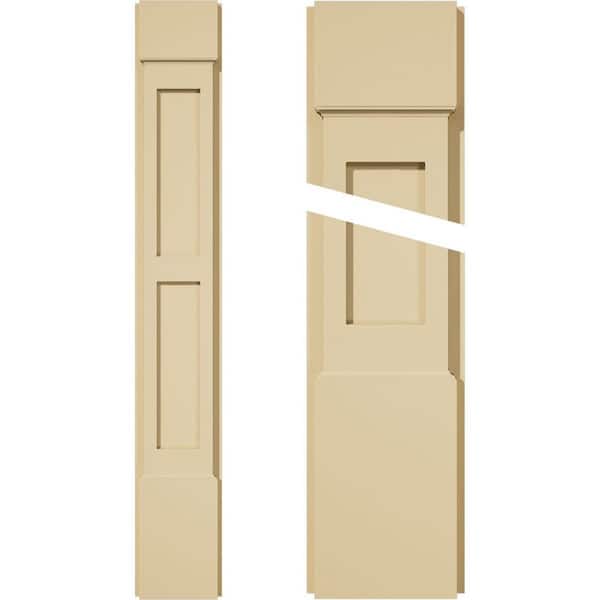 2 in. D x 7 in. W x 48 in. L Primed Polyurethane Pilaster 1- Pack
