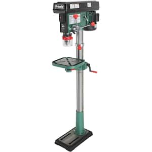 14 in. 12-Speed Floor Drill Press with 5/8 in. Chuck Capacity, Laser, and DRO