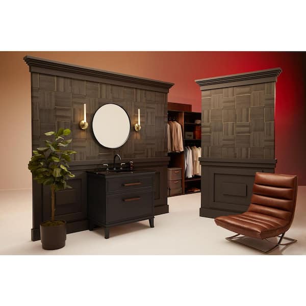 Silestone 37 in. W x 22.4375 in. D Quartz Rectangle Cutout with Vanity Top in Eternal Marquwith