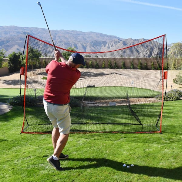 GoSports Golf Practice Hitting Net Huge 10' x 7' Personal Driving Range for or