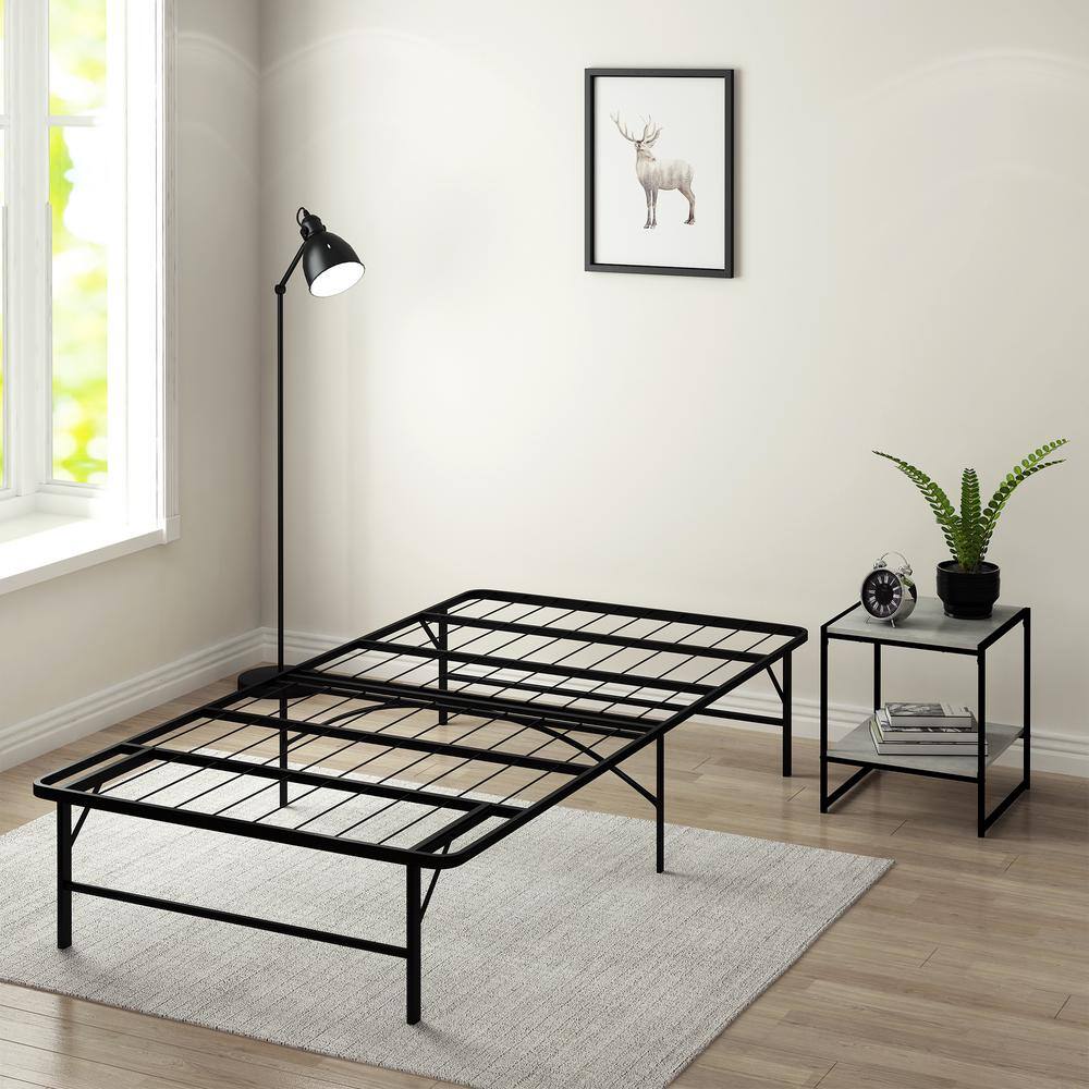 Furinno Angeland Twin Metal Bed Frame, Fold Out Twin Bed Frame