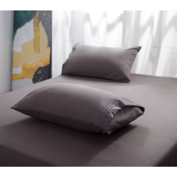 Shatex 14 in. 4-Piece Coral Bed Sheet Set Microfiber Queen 1800-Thread Count Deep Pockets