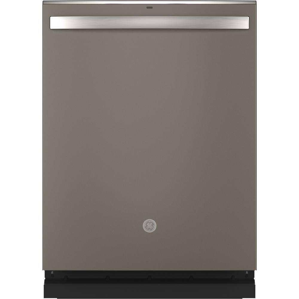 GE 24 in. Slate Top Control BuiltIn Tall Tub Dishwasher with Stainless