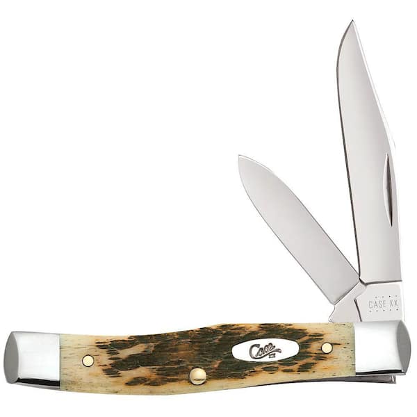 Amber Bone Small Texas Jack Pocket Knife