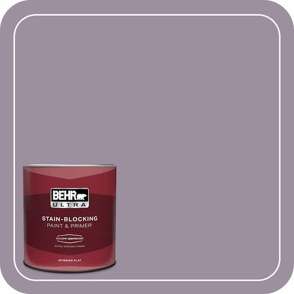 BEHR ULTRA 1 qt. #PPU16-13 Duchess Lilac Extra Durable Flat Interior Paint & Primer