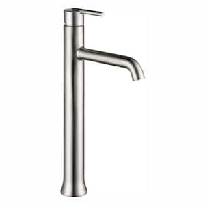 Trinsic Single Hole Single-Handle Vessel Bathroom Faucet in Stainless