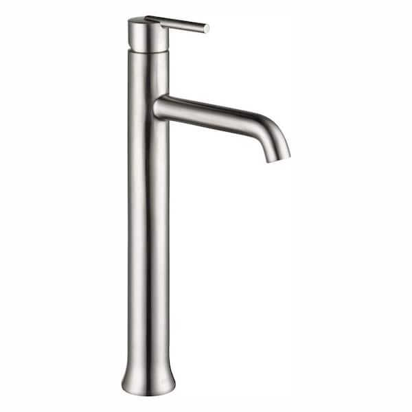 Delta Trinsic Single Hole Single-Handle Vessel Bathroom Faucet in Stainless