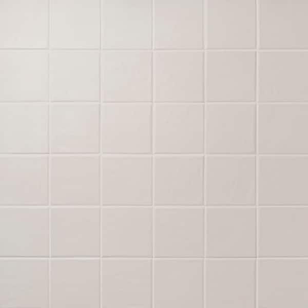 Stacy Garcia Avento White 4.64 in. x 4.64 in. Matte Ceramic Wall Tile (5.38 sq. ft. / Case)