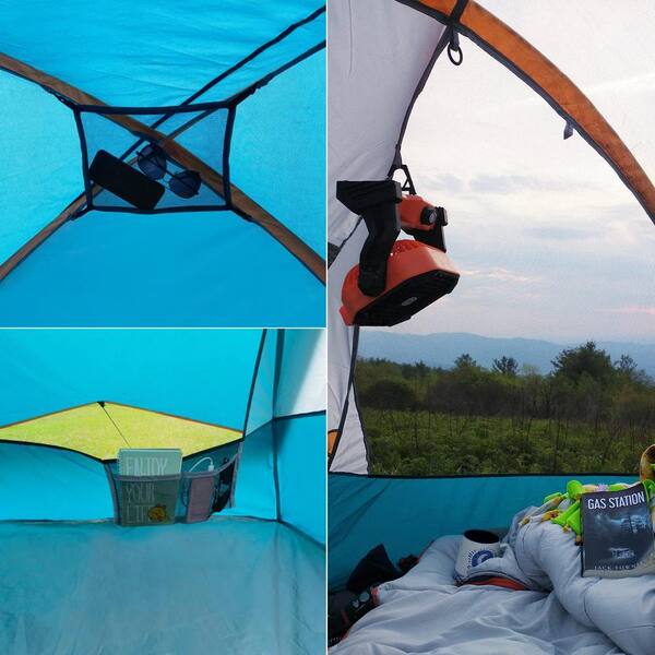 Tenleaf 7 ft. x 5 ft. Ocean Blue 2-Person Outdoor Portable