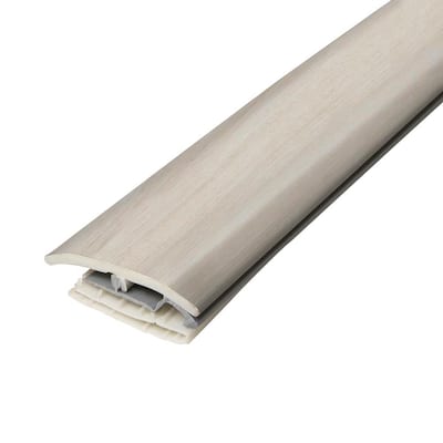 Silver 0.31 in. T x 2 in. W x 78.7 in. L Vinyl 4-in-1 Molding