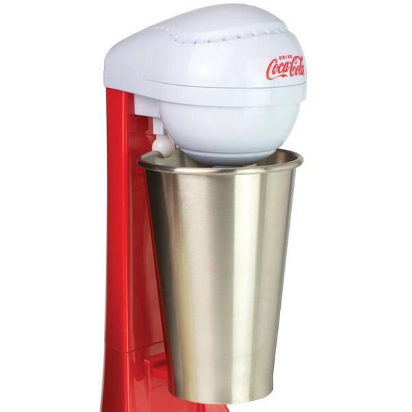 Nostalgia 2-Speed Red/White Coco-Cola Milkshake Blender