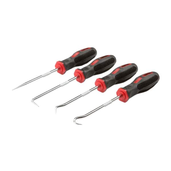 4 PC Precision Mini Pick and Hook Tool Set Hook Straight 90 Deg