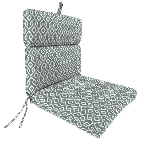 22 in. L x 44 in. W x 4 in. H Rectangular Outdoor Chair Cushion in Lunasa Volcanic