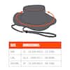 Ergodyne GloWear 8935 High Visibility Reflective Ranger Sun Hat,Orange,  Large/X-Large - Boat Sun Hats Brim 