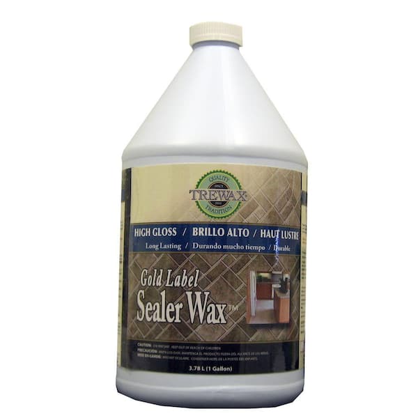 Gold Label Sealer Wax Gloss Finish, Tile Floor Sealer Home Depot