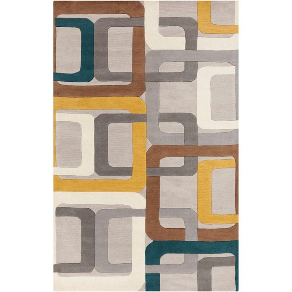 Artistic Weavers Michael Teal Blue 4 ft. x 6 ft. Area Rug