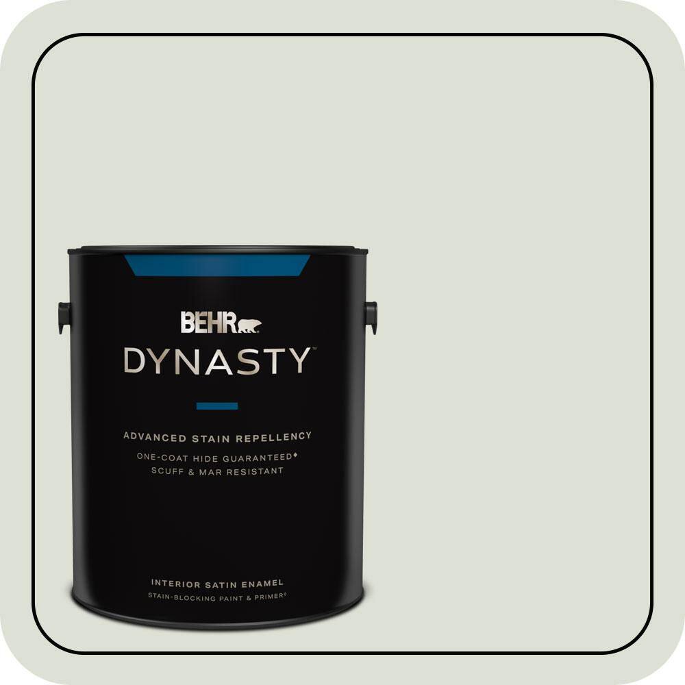 1 gal. #N390-1 Light Mist Satin Enamel Interior Stain-Blocking Paint and Primer price history on PriceWatchPro