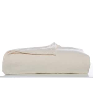 Nautica Baird Cotton Blanket, Full/Queen, Grey (USHSEE1035070)