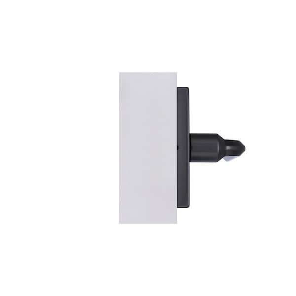 Wilshire Gun Metal Dummy Door Lever with Rectangle Rose