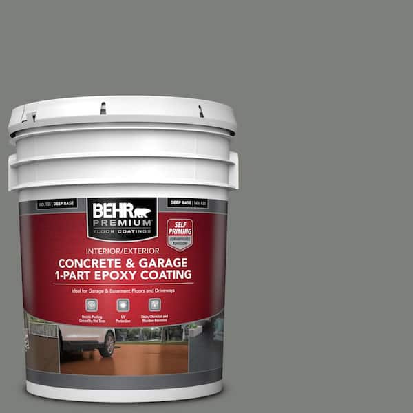 5 gal. #MQ6-20 Coastal Storm Self-Priming 1-Part Epoxy Satin Interior/Exterior Concrete and Garage Floor Paint