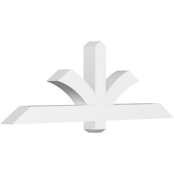 Ekena Millwork Redmond 60 in. W x 20 in. H x 4 in. D Signature Polyurethane Bracket