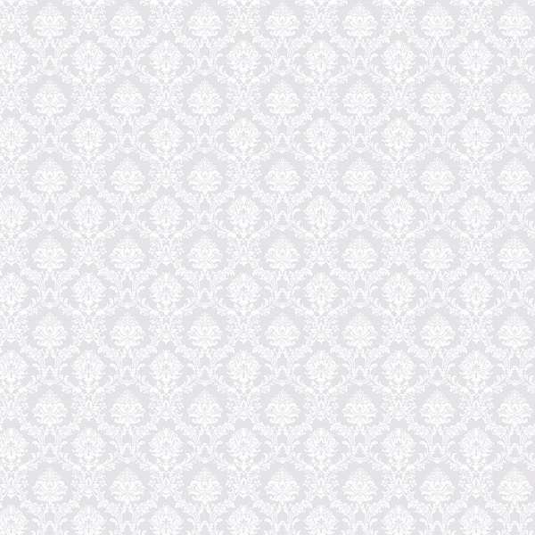 Mini Damask Vinyl Roll Wallpaper (Covers 55 sq. ft.)