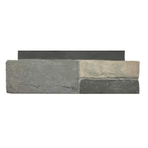 23.5 in. x 6 in. Stone Shadowledge Limestone Veneer Siding (Flats)