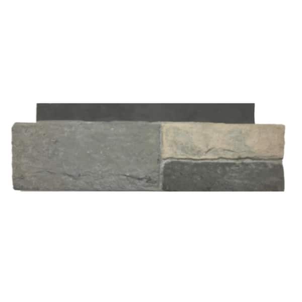 ADORN 23.5 in. x 6 in. Stone Shadowledge Limestone Veneer Siding (Flats)