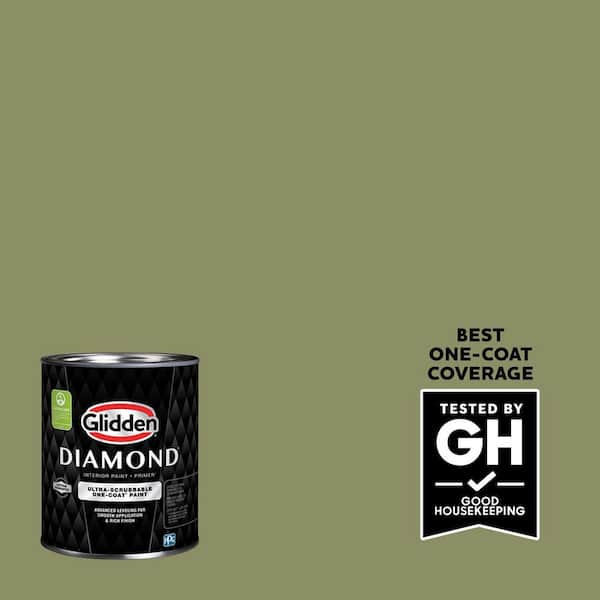Glidden Diamond 1 qt. PPG1115-6 Paid In Full Flat/Matte Interior Paint