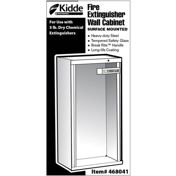 6-Pack Of 5 Lb. Fire Extinguisher Cabinets – Red, Surface Mount, Indoor/Outdoor – FireTech FT5PR-6PK