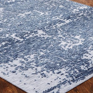 Blue Space 5 ft. 6 in. x 8 ft. 6 in. Area Rug