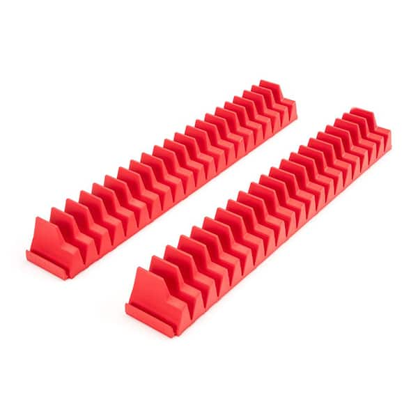 TEKTON 40-Tool Modular Slotted Wrench Organizer Set (Red)