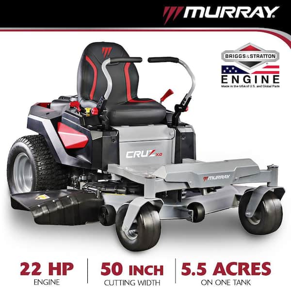 Murray Cruz XD 50 in. 22.0 HP 724cc EXi2200 Series Briggs and Stratton Engine Dual Hydrostatic Drive Gas Zero Turn Mower